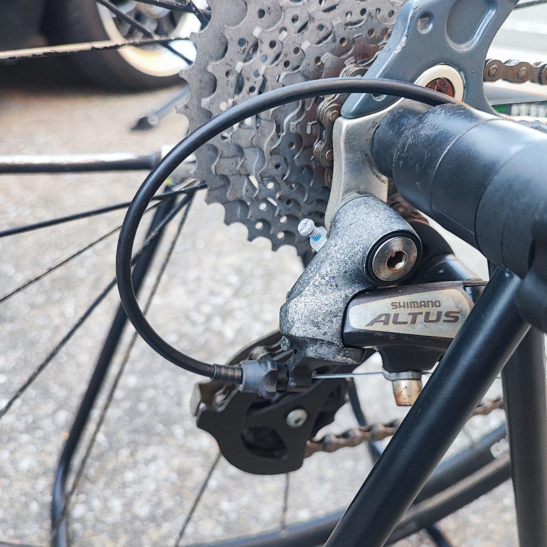 福岡発 整備済 GIOS MISTRAL ミストラル グレー クロスバイク 52