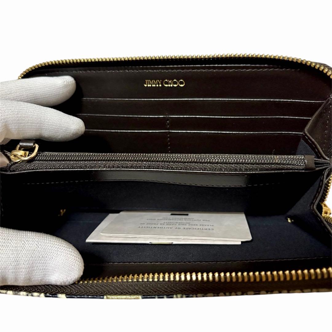【未使用】 JIMMY CHOO ATHINI パイソン型押し 長財布