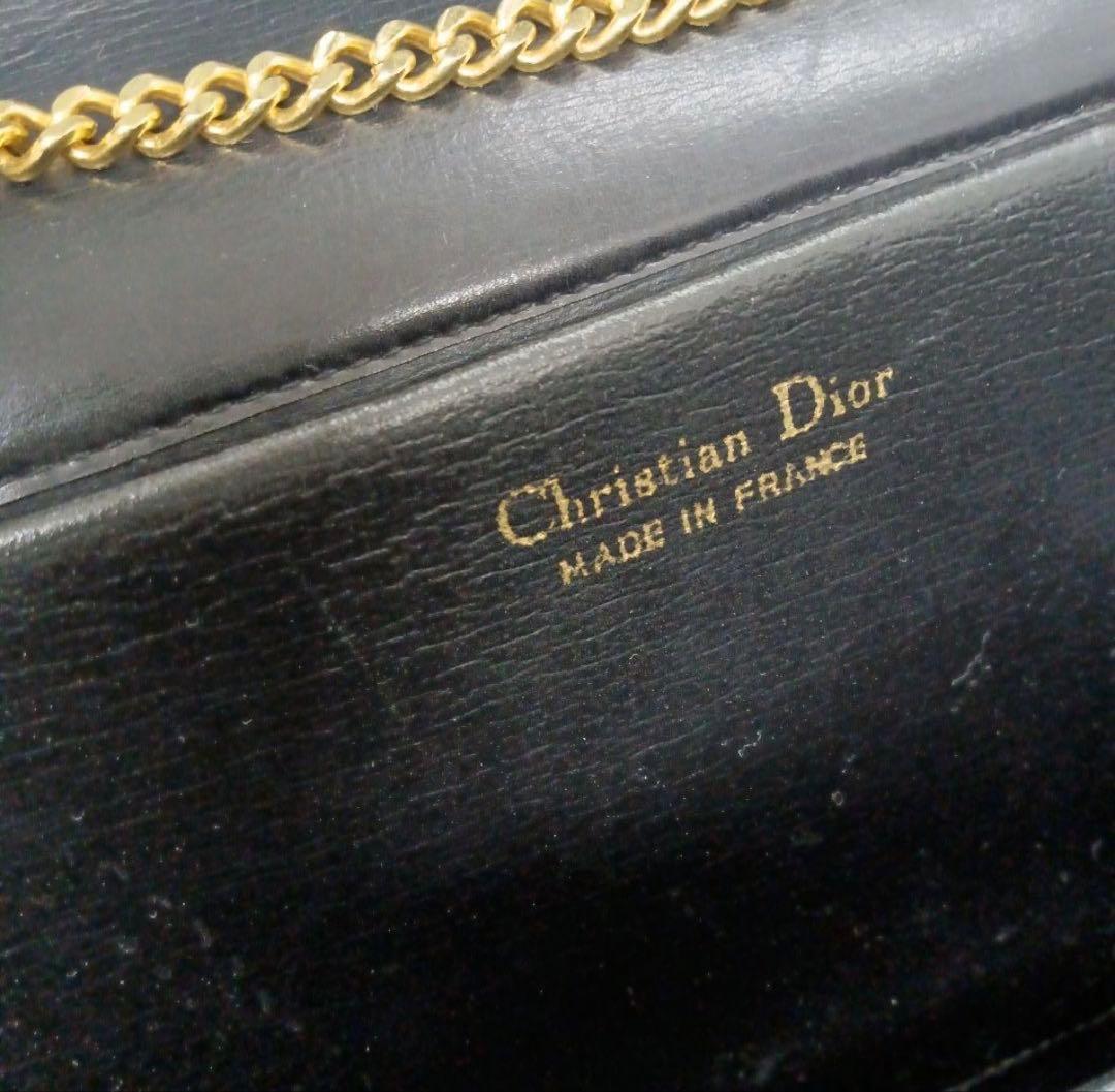 ヴィンテージ✨Christian Dior ・ハンドバッグ・CDロゴ金具