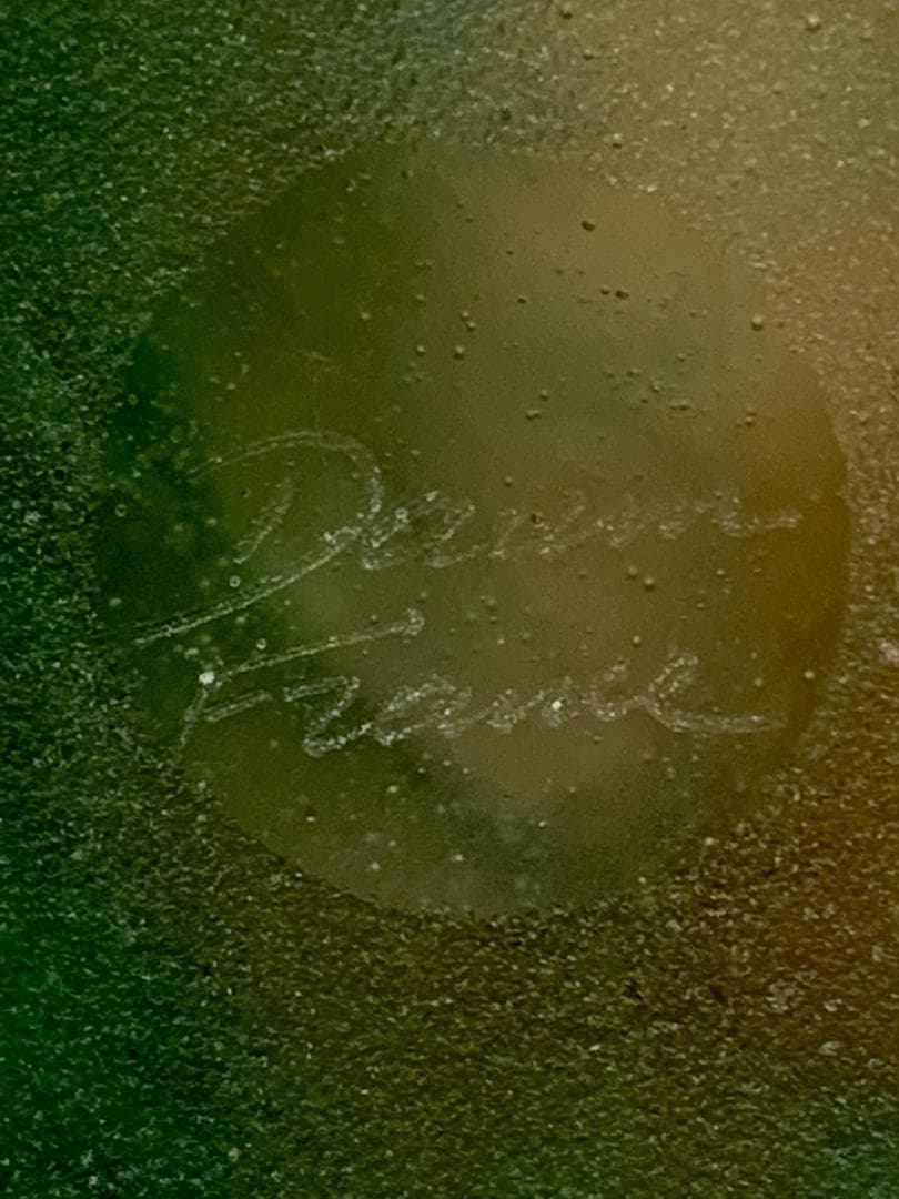 ✨SALE✨硝子製蜥蜴トレー(オブジェ)　アンティークドーム・ナンシー　フランス