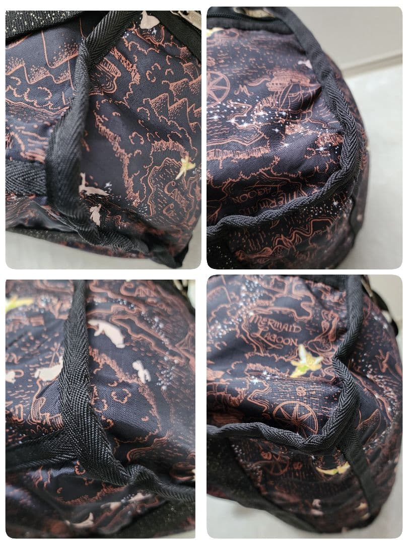 【新品】LeSportsac 2way ティンカーベル ボストンバッグ ポーチ付