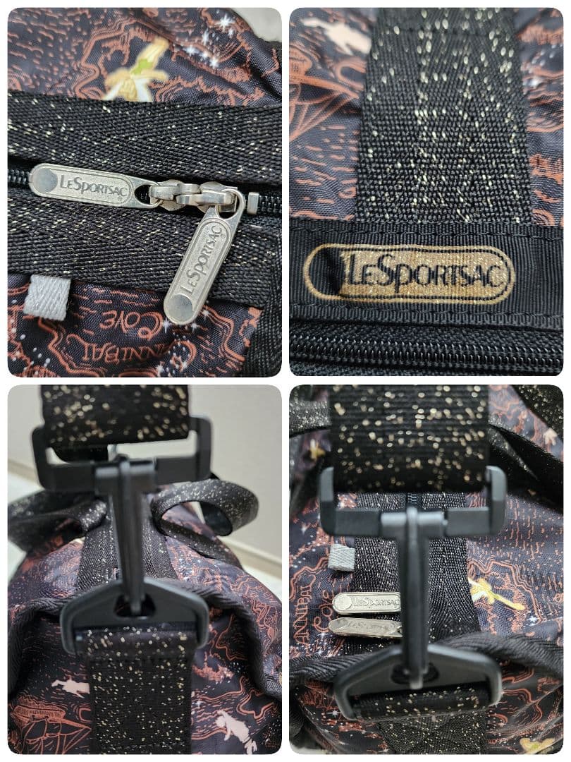 【新品】LeSportsac 2way ティンカーベル ボストンバッグ ポーチ付