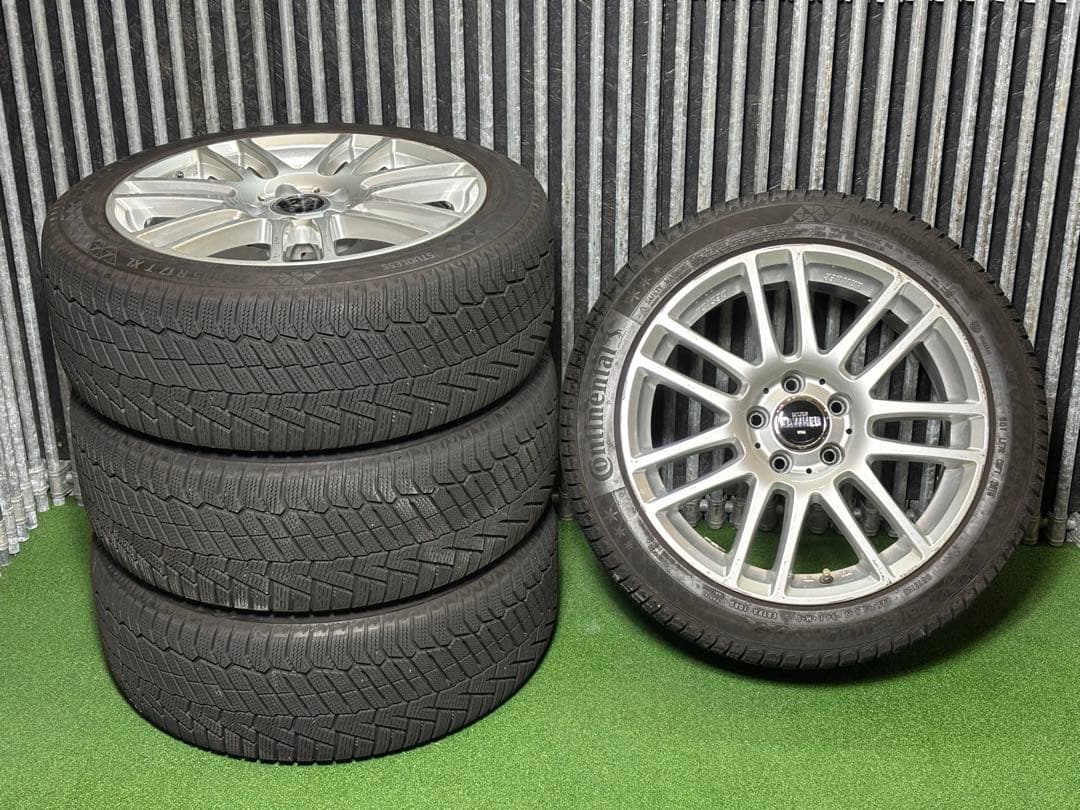 バリ溝‼️225/45R17 PCD112 コンチネンタルスタットレスホイール4本