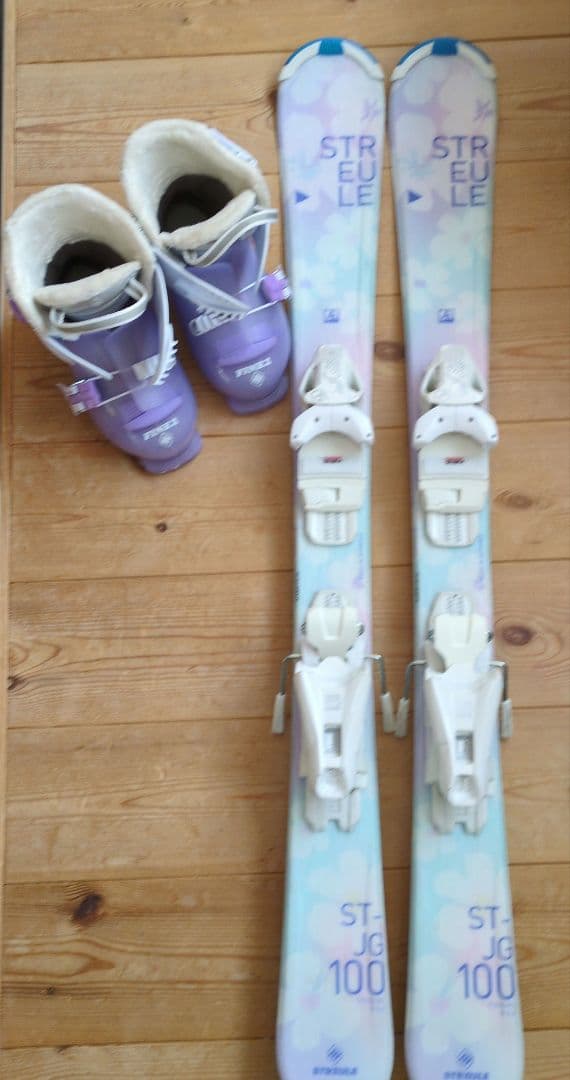 STJ 100 スキー板とブーツセット