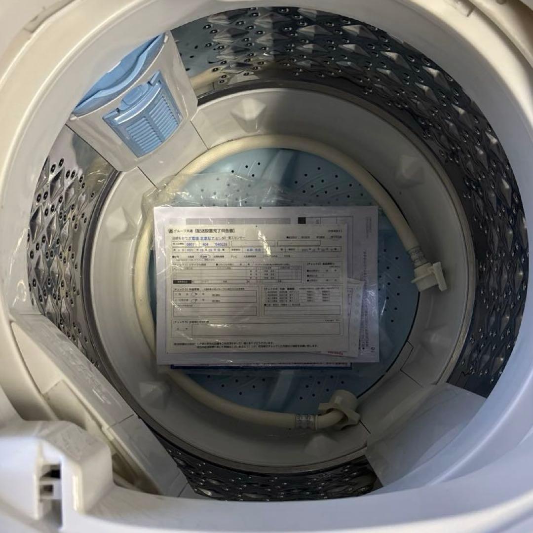 東芝　縦型洗濯機　AW-6G9 2021年製　6キロ