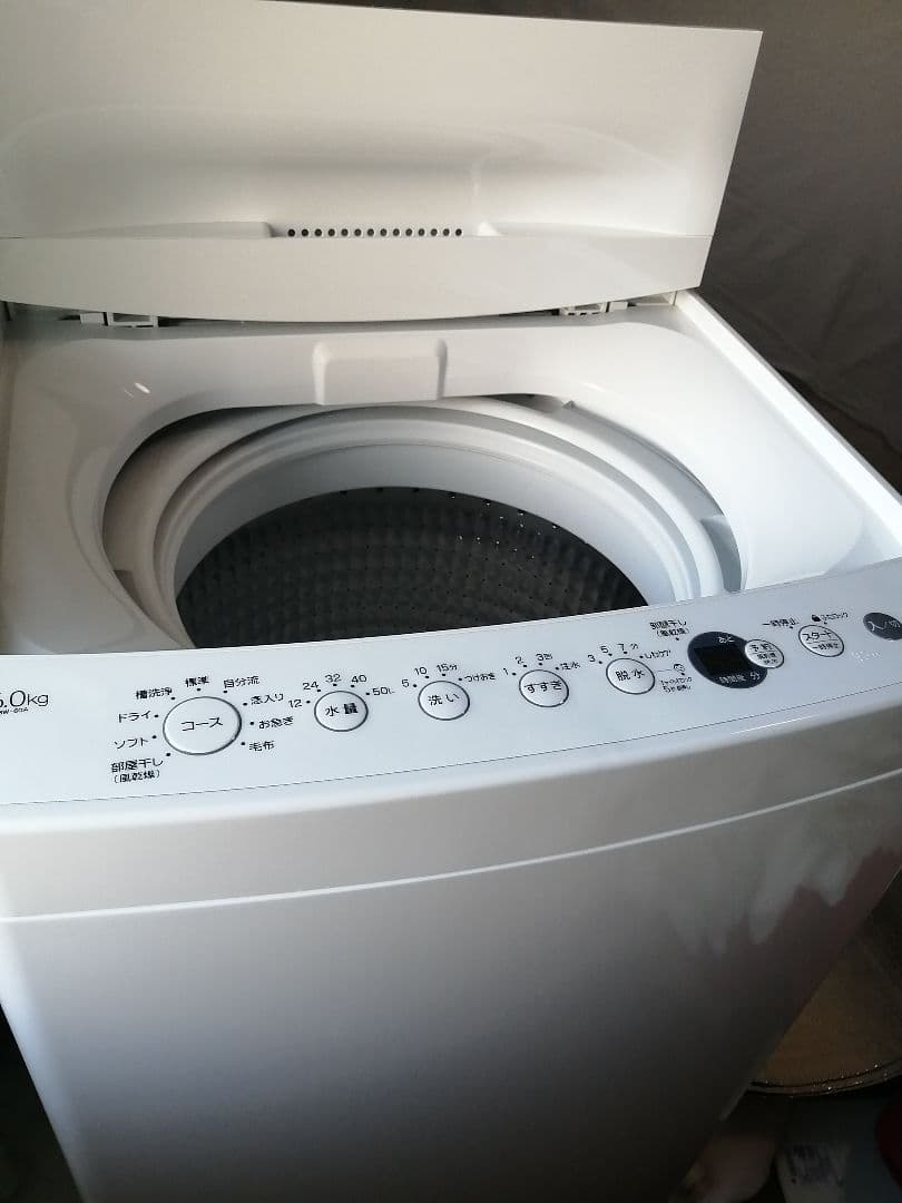 新品に近い　コジマオリジナル　洗濯機　6kg 2025年製