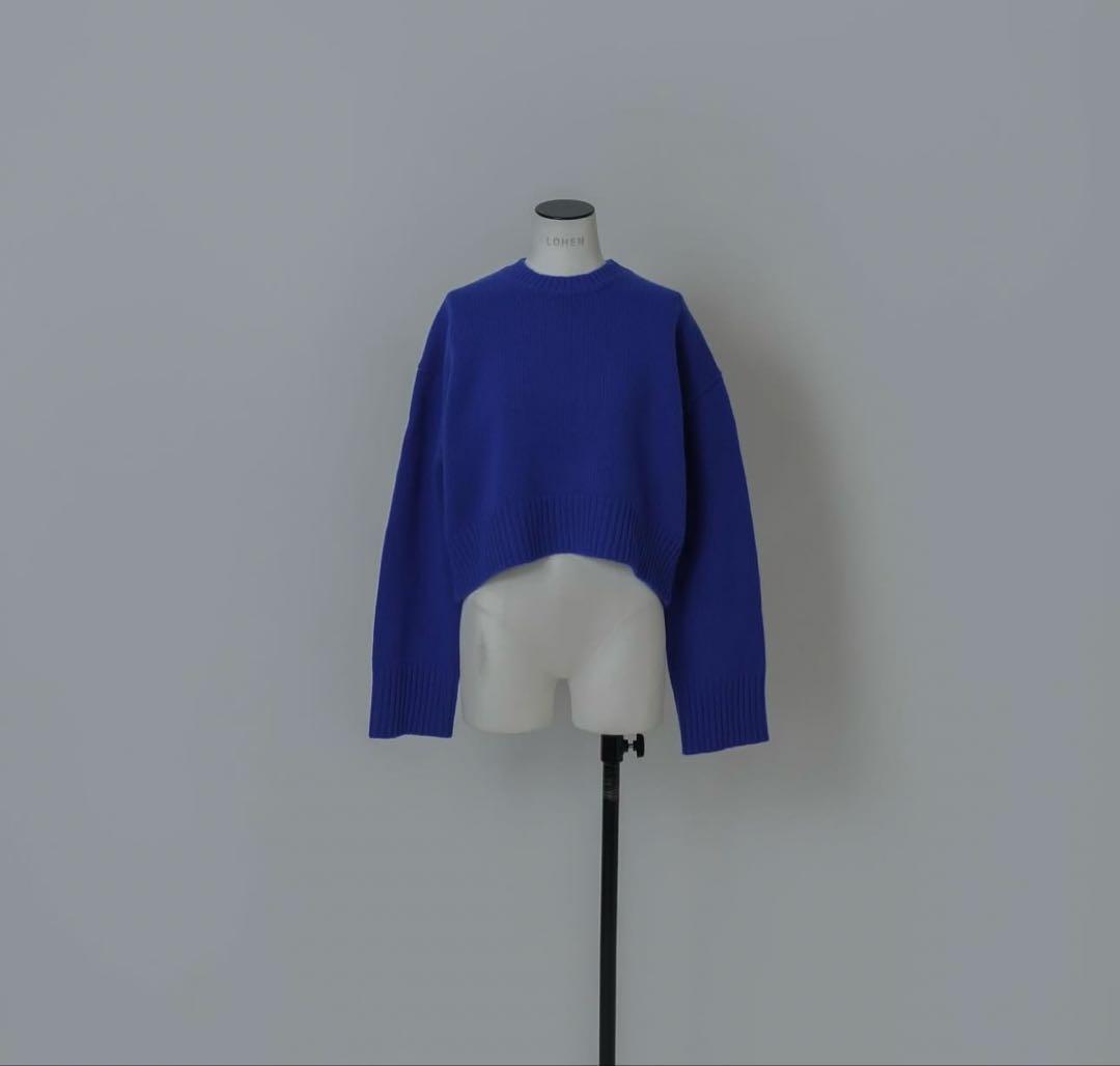 ローヘン　ウールカシミアクルーネックニット