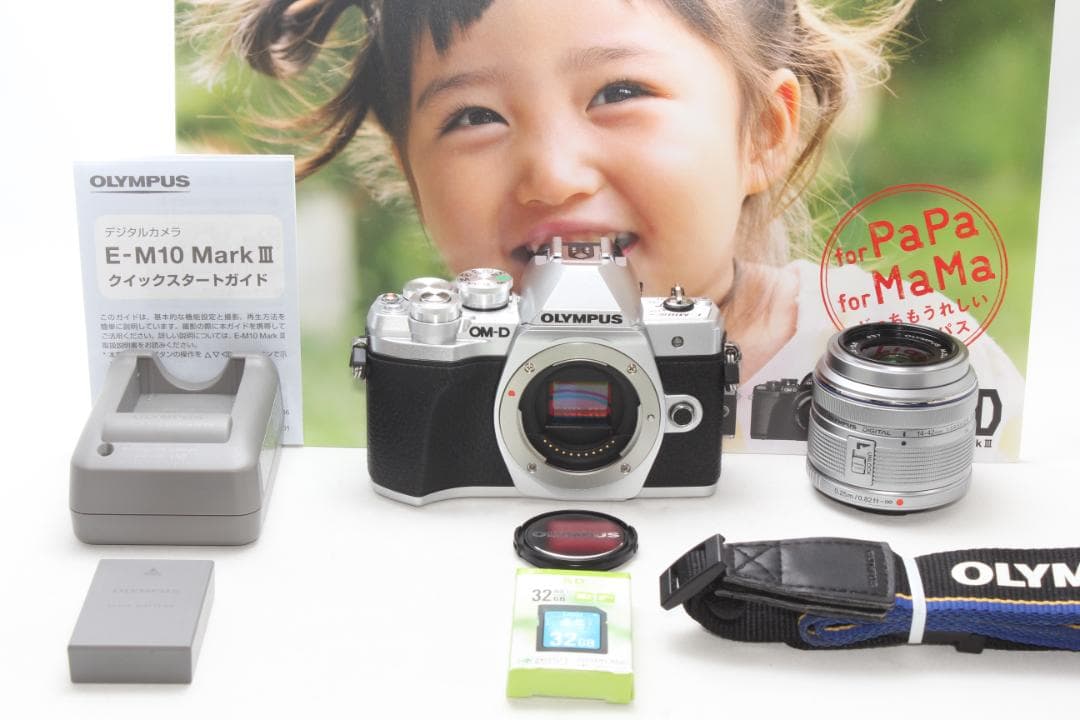 ❤️ショット数極少❤️OLYMPUS E-M10 Mark Ⅲ レンズセット