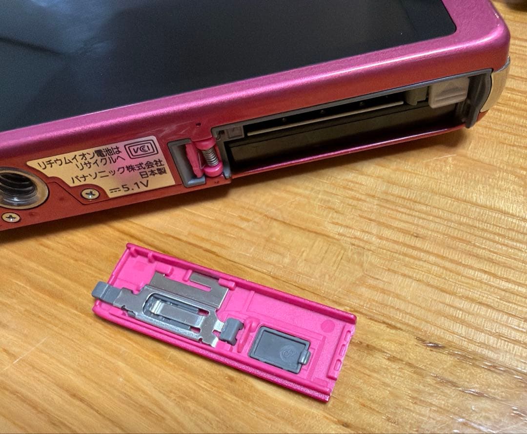 【美品】 Panasonic LUMIX DMC-FX77 ピンク コンデジ