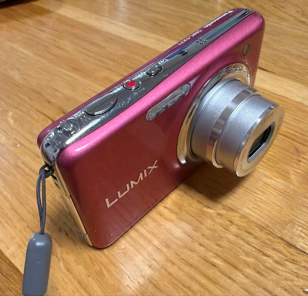 【美品】 Panasonic LUMIX DMC-FX77 ピンク コンデジ