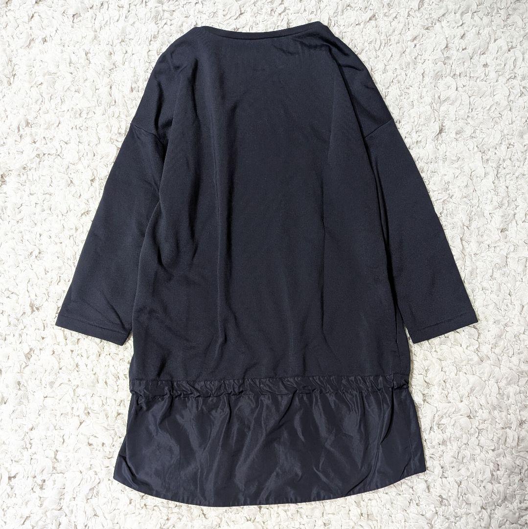 モンクレールMONCLER スウェット 異素材 切替 ワンピース ABITO