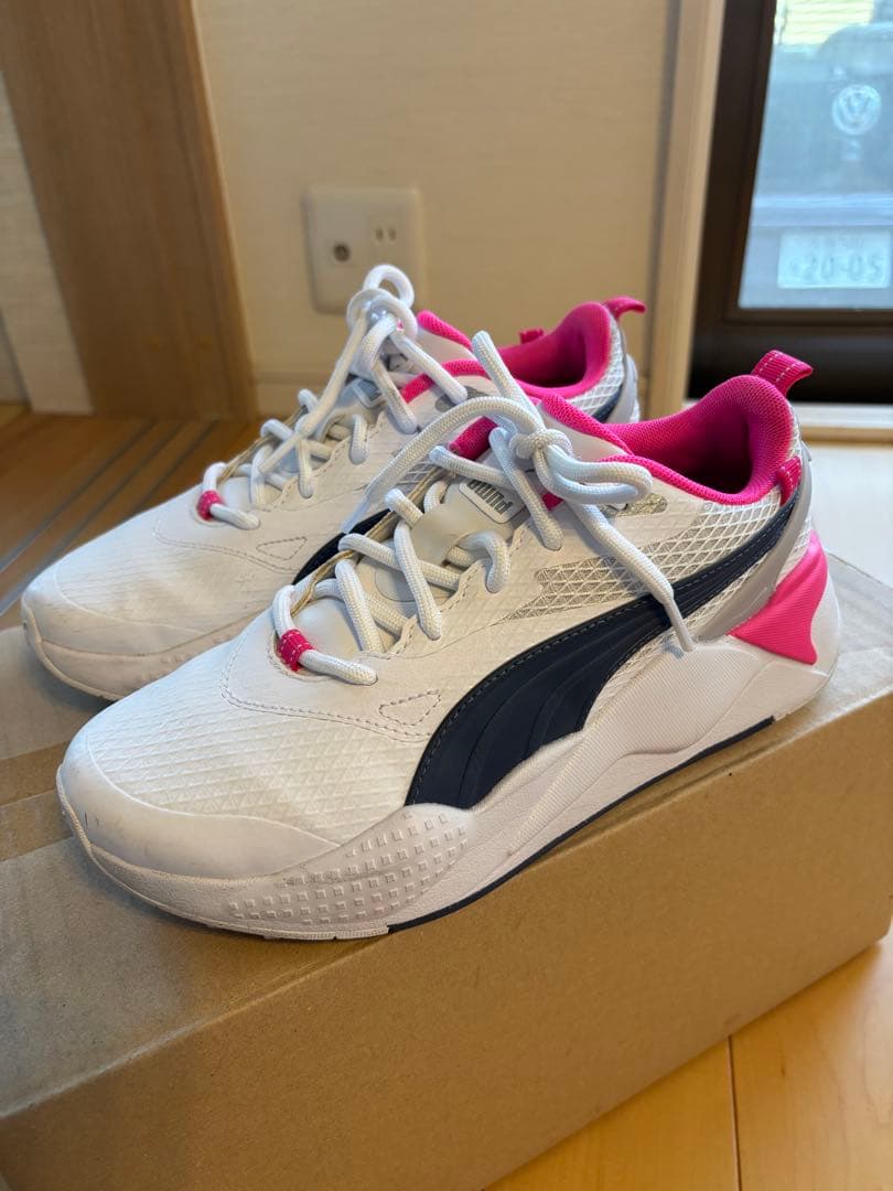【美品】PUMA プーマ ウィメンズ ゴルフシューズ GS-X スパイクレス