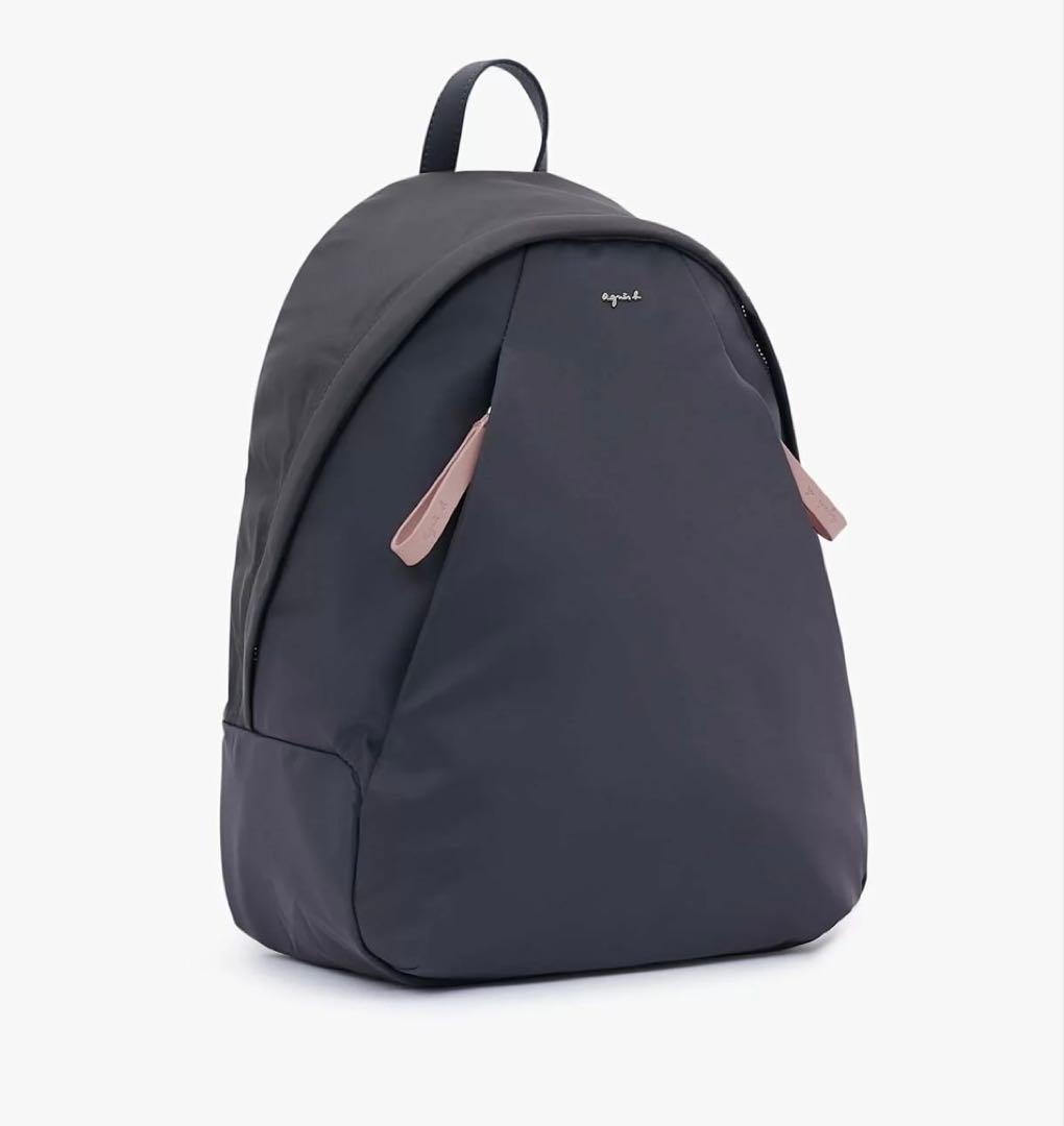 新品未使用⭐︎アニエスベー リュック ナイロン レザー グレー　パックパック