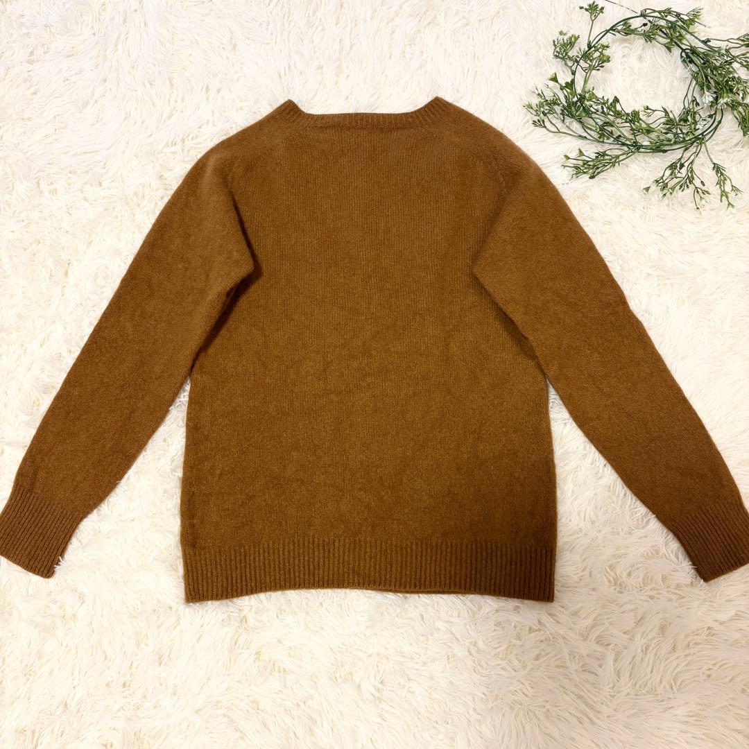 MARGARET HOWELL カシミヤ混 ニット ブラウン