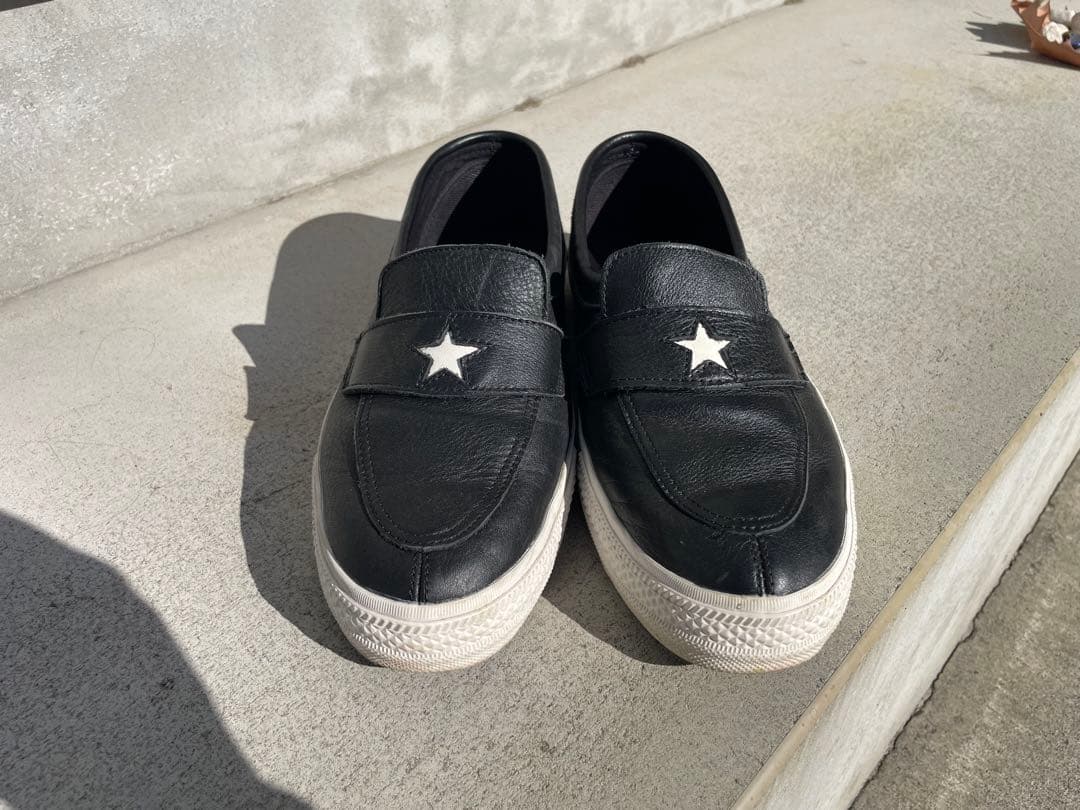 靴 converse addict one star loafer