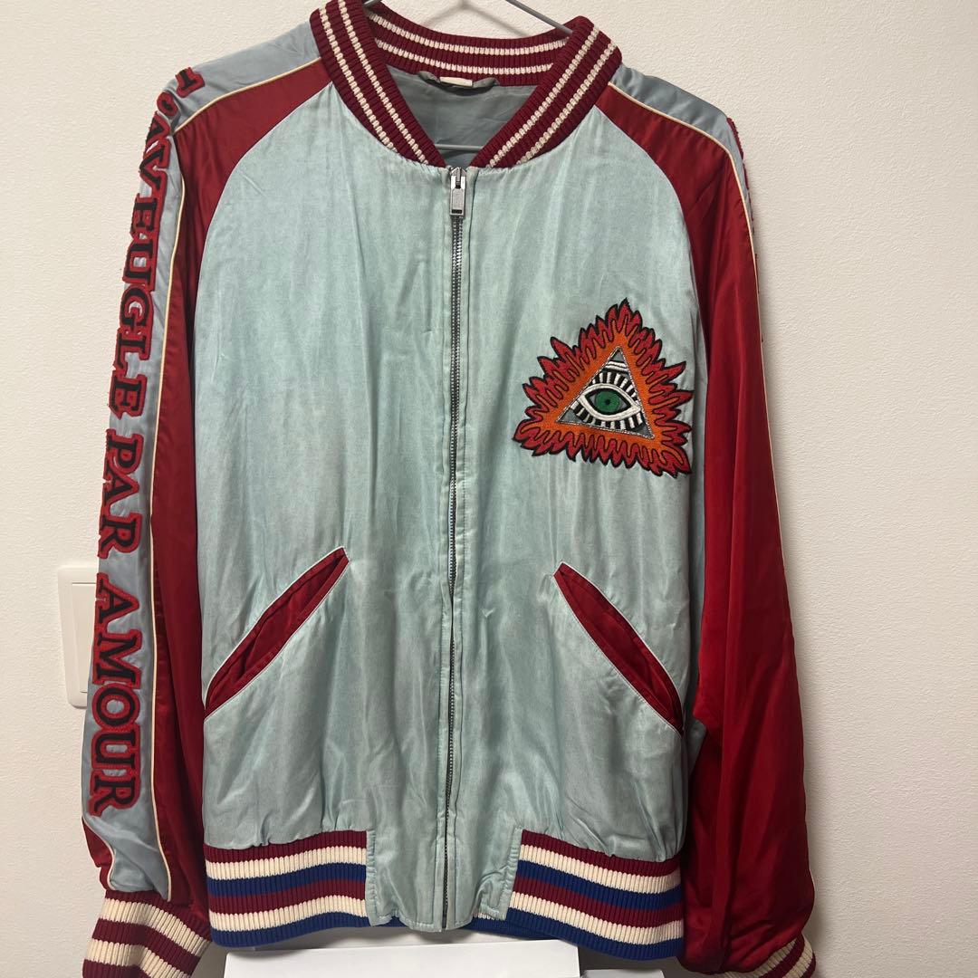 【GUCCI】L'Aveugle ParAmourジップアップボンバージャケット