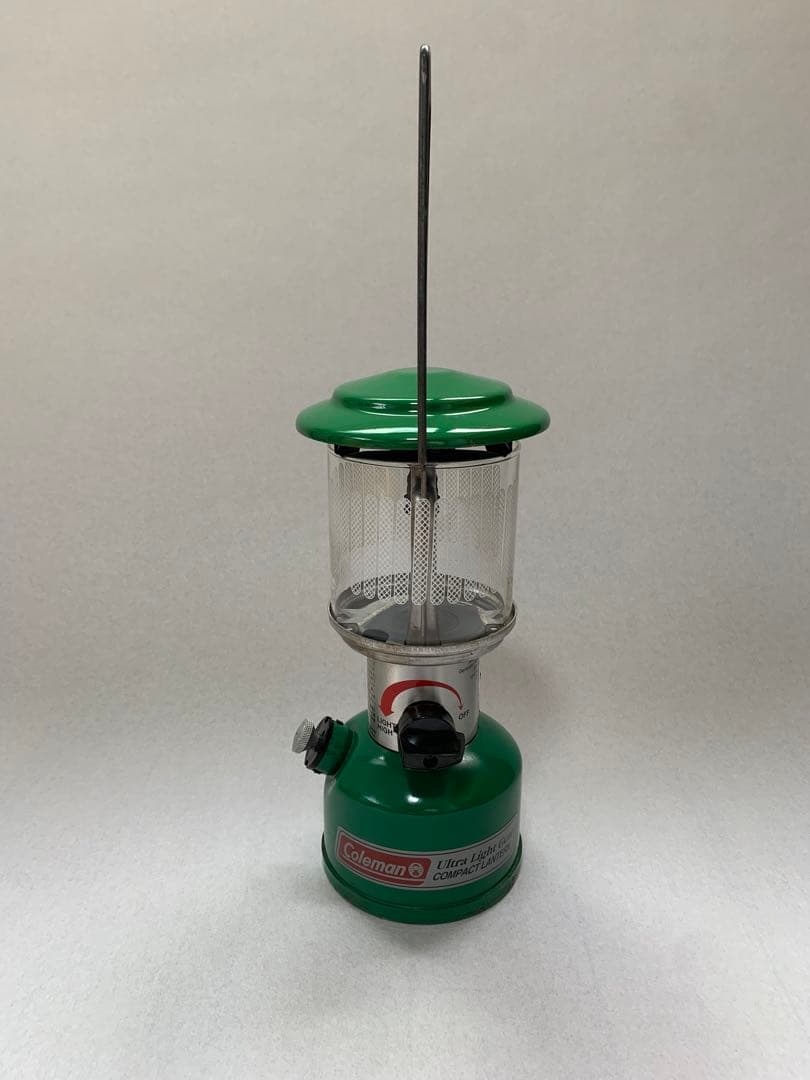 Coleman ガソリンランタン グリーン ケース付き