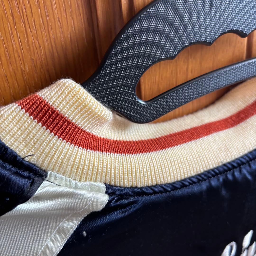 與*昇様 サテン、ベロア、リバーシブル刺繍入りスカジャン