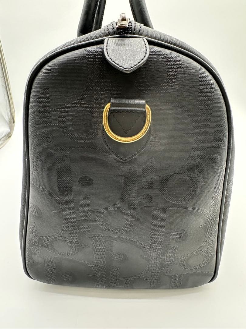 値下げChristian Dior ブラック ボストンバッグ