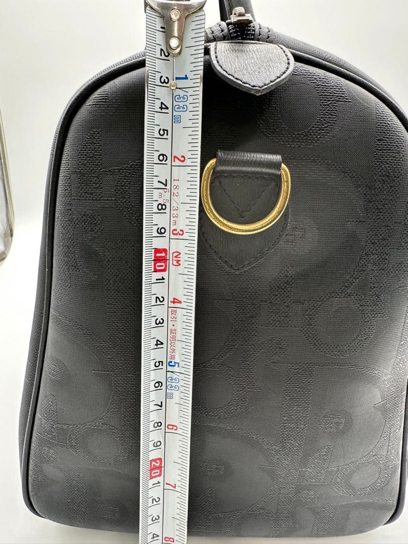 値下げChristian Dior ブラック ボストンバッグ