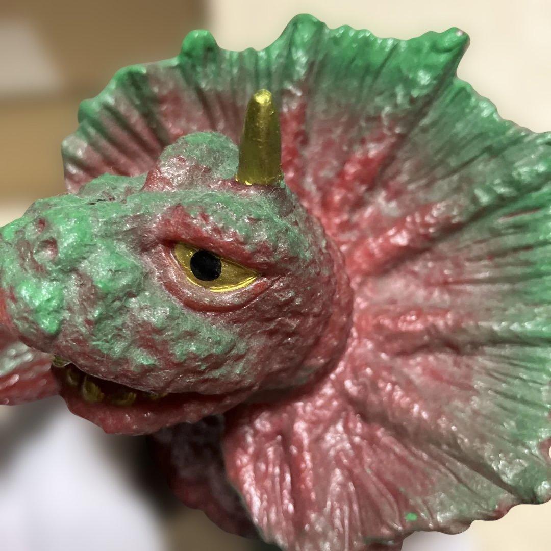 (激レア)(当時物)パチ　ポピーキングザウルス風　ジラース似　ソフビ　昭和レトロ