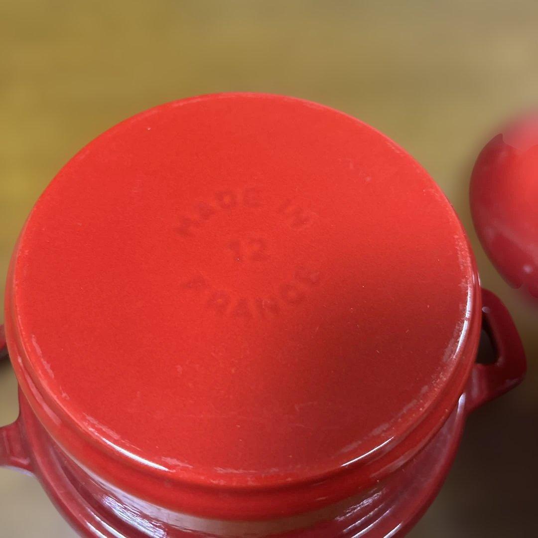 staubストウブ ミニ ココットラウンドヴィンテージシリーズチェリー12cm