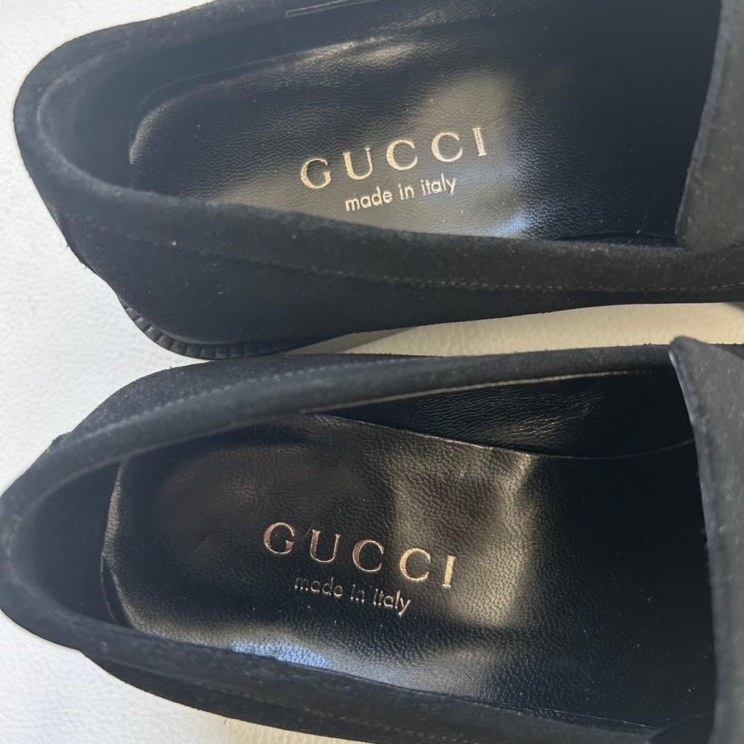 新品未使用✨GUCCI グッチ ホースビット ローファー スエード ブラック
