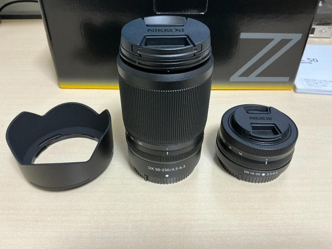 【中古】Nikon ニコン Z50 ダブルズームキット 元箱付き・バッテリー2個