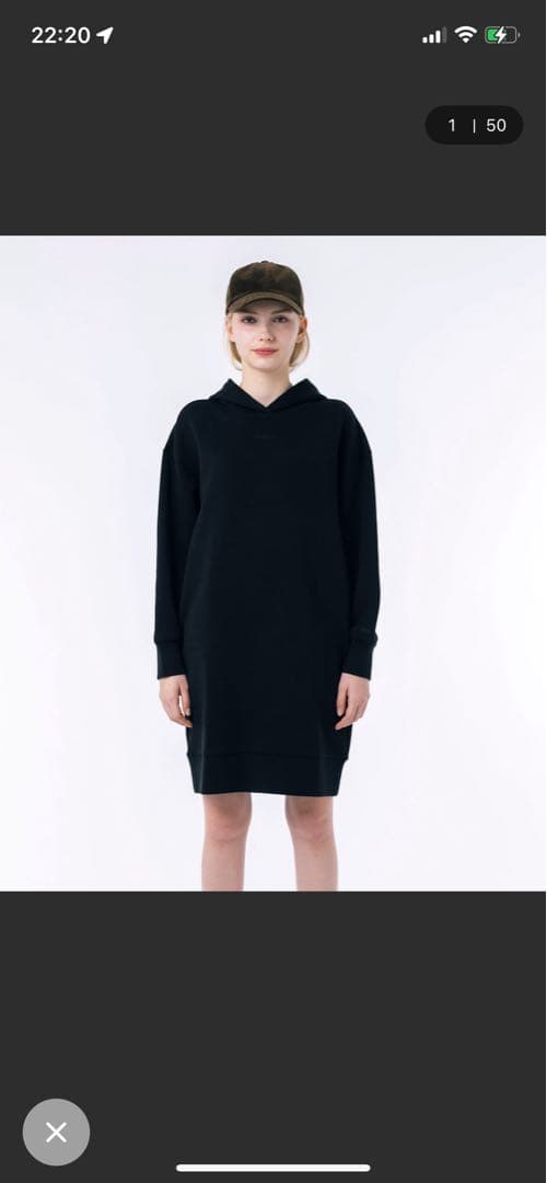 【新品】ラコステ、ロングスウェットパーカー