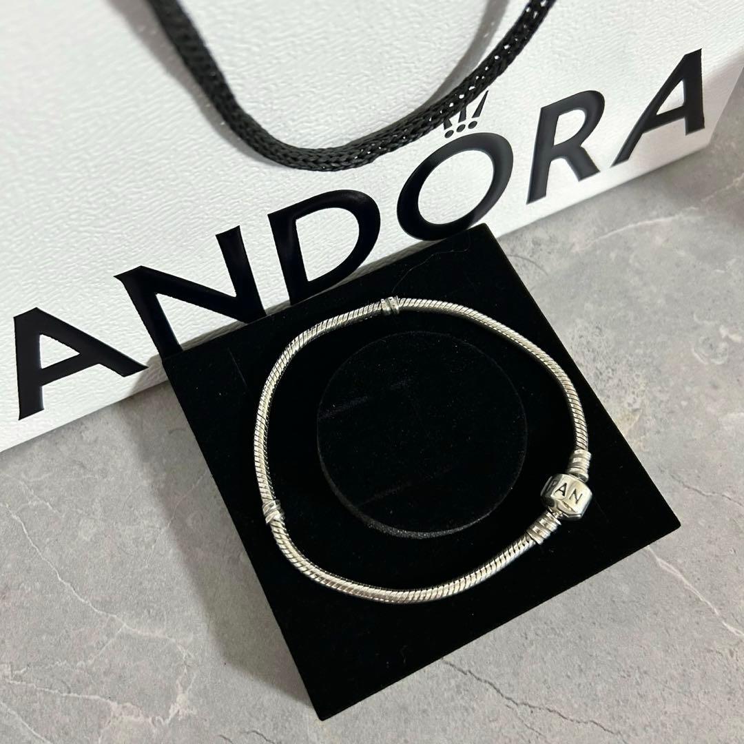 Pandora シルバー スネークチェーンブレスレット　21cm クリーニング済