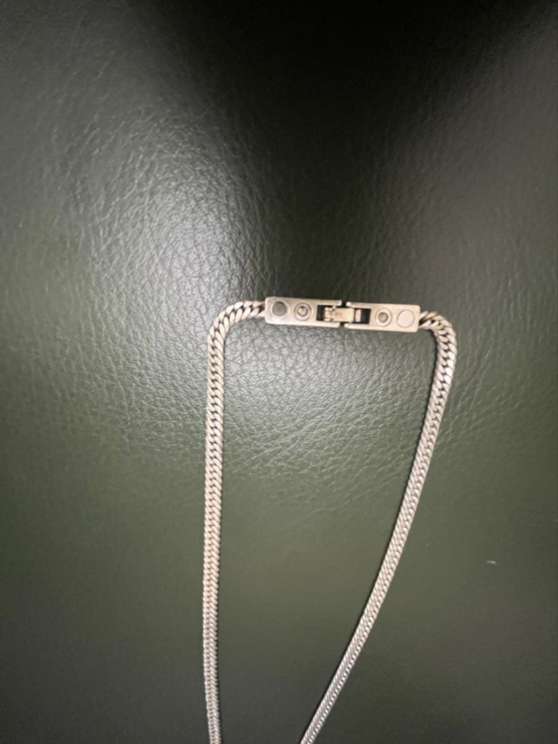 シルバー925 磁気入り 喜平 ネックレス チェーン　50cm 21g