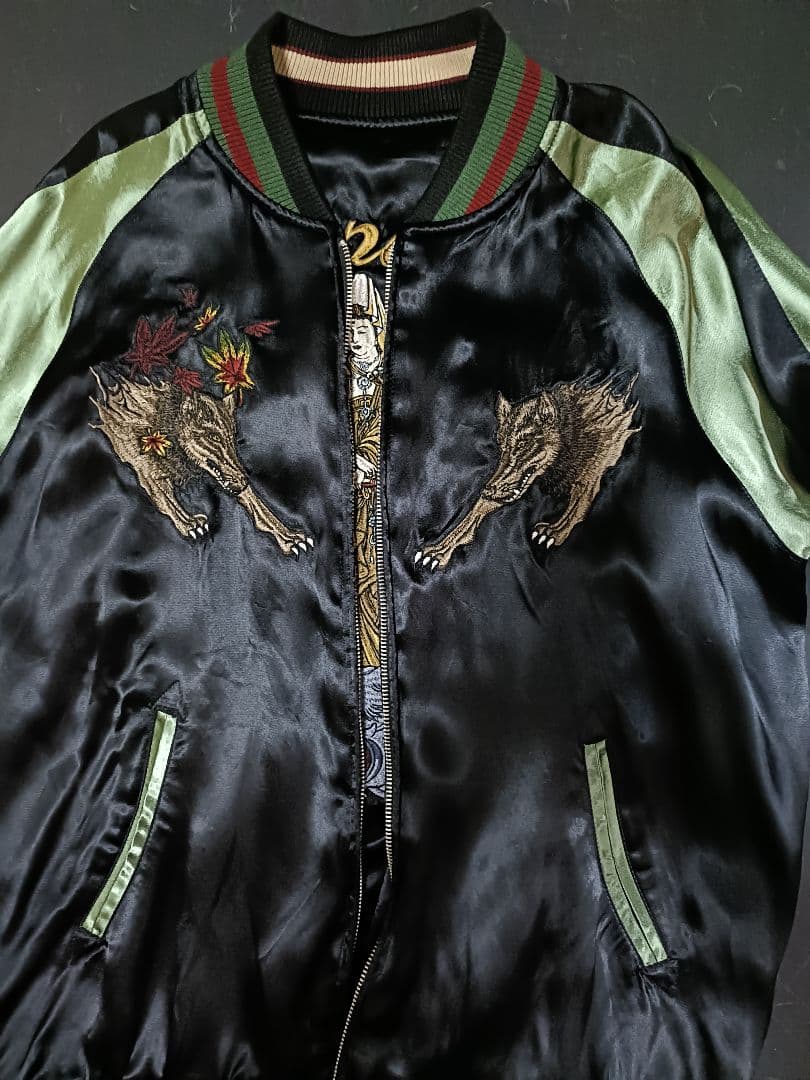 [極美品] クローズ x WORST スカジャン L レーヨン100%