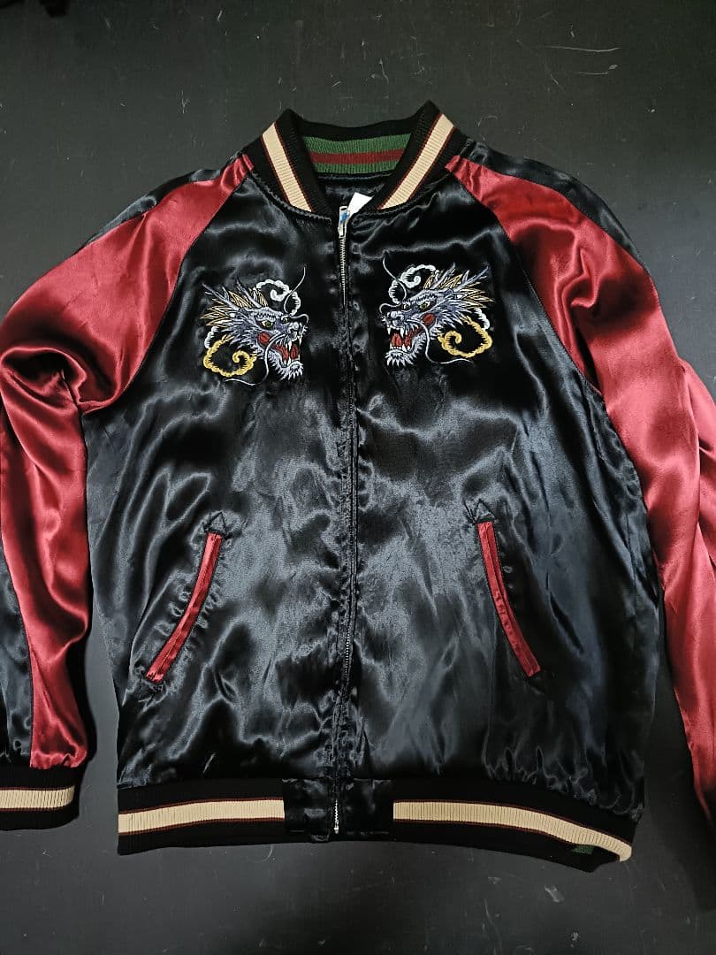 [極美品] クローズ x WORST スカジャン L レーヨン100%