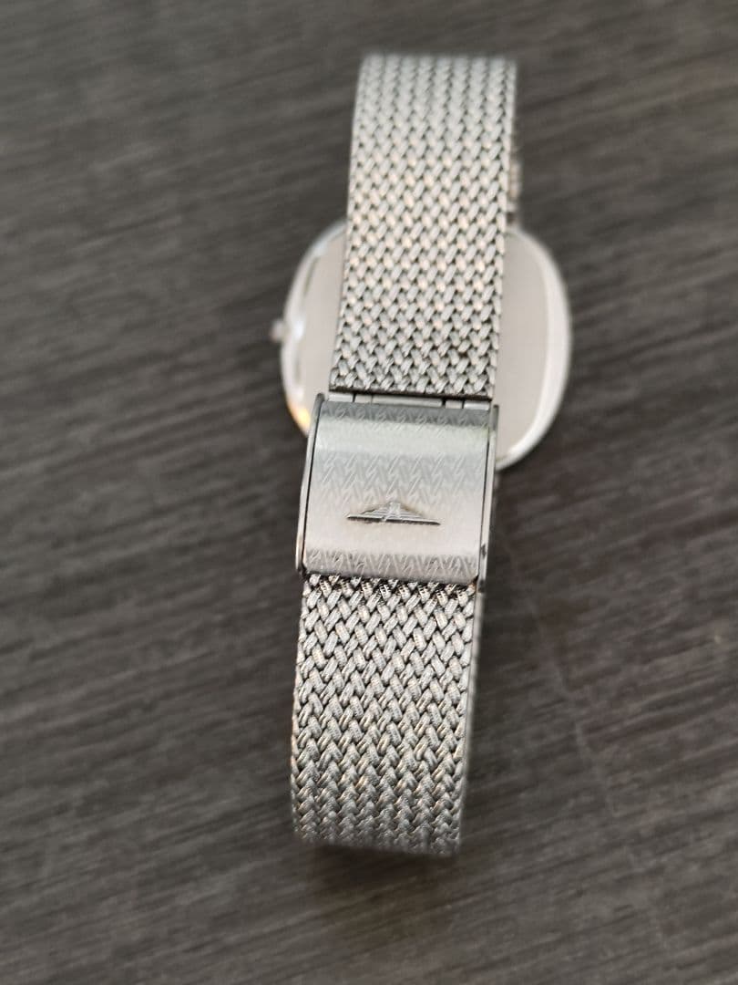 稼働品 ロンジン メンズ腕時計 シルバー文字盤 オリジナルバンド