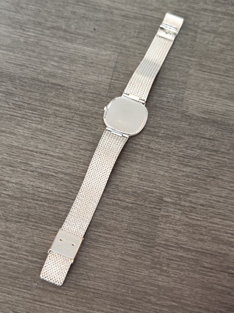 稼働品 ロンジン メンズ腕時計 シルバー文字盤 オリジナルバンド