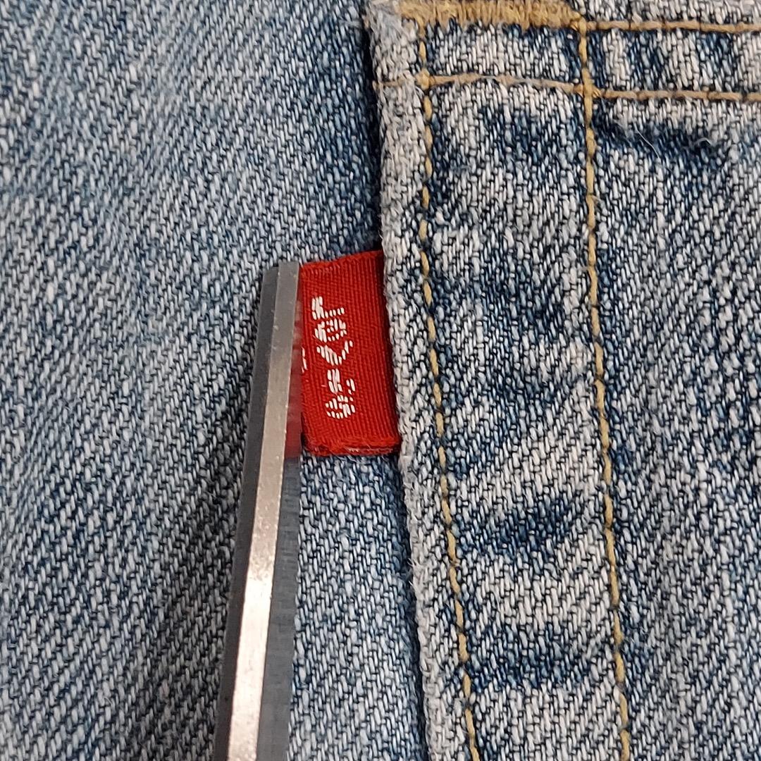 リーバイス569 Levis W34 ブルーデニム 青 00s 古着 18389