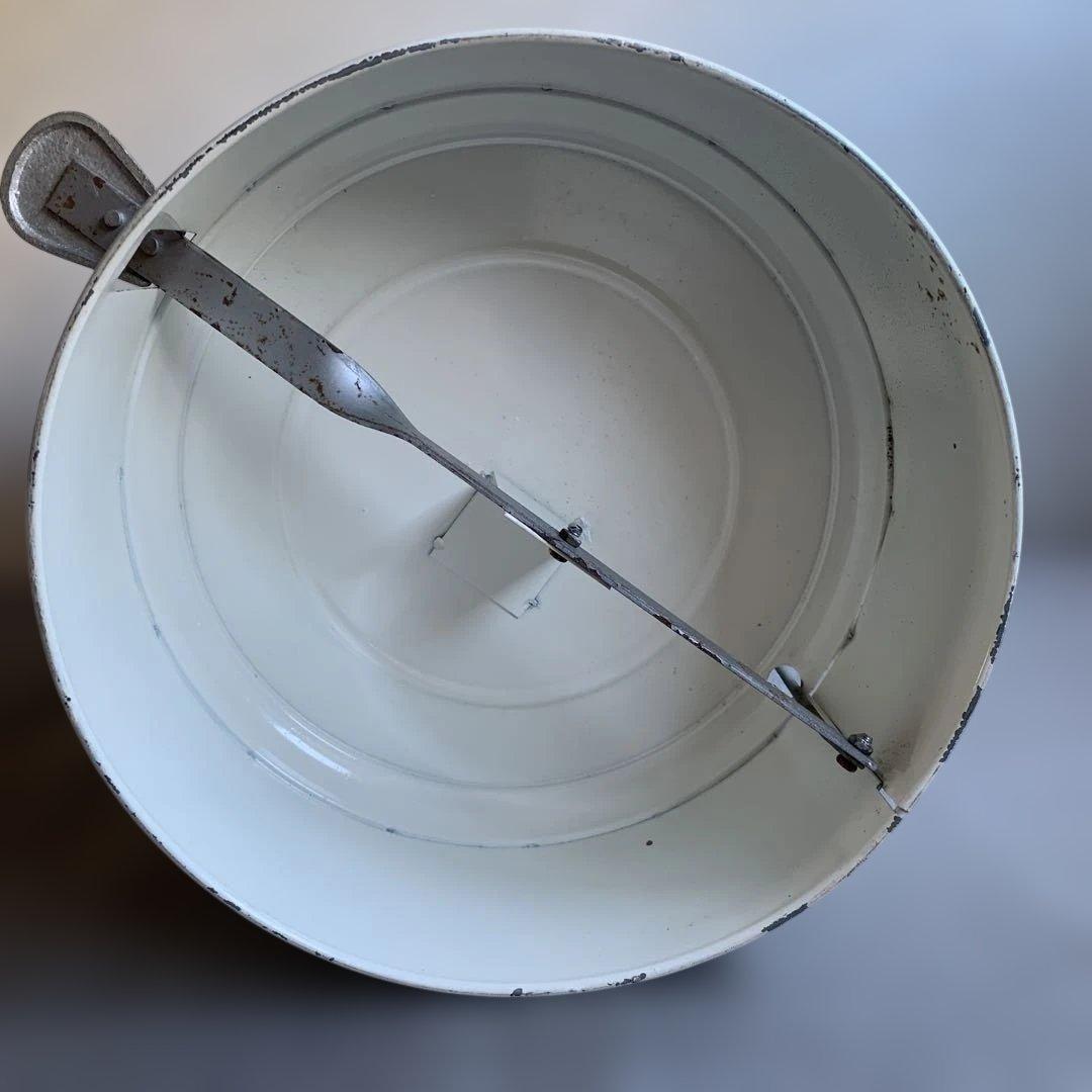 【未使用】【レトロ】マツヨシ　足踏汚物投入器　ペダル式　ゴミ箱　汚物缶