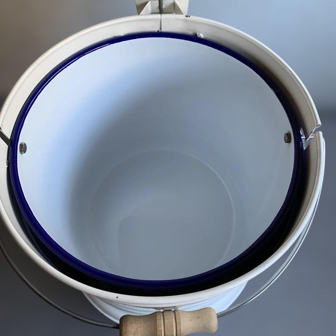 【未使用】【レトロ】マツヨシ　足踏汚物投入器　ペダル式　ゴミ箱　汚物缶