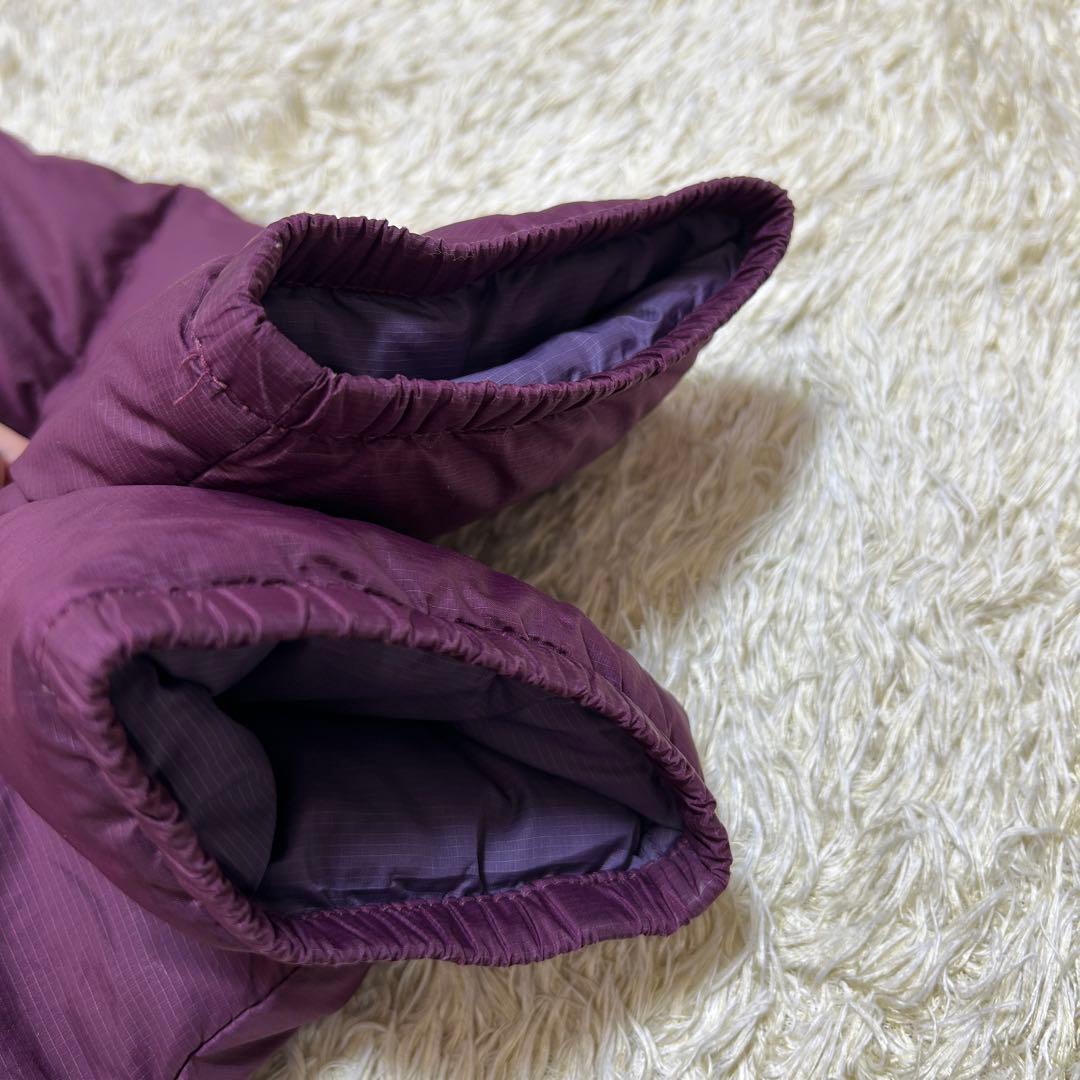 【洗える】パタゴニア　ダウンジャケット　パープル　S相当　グースダウン　肉厚