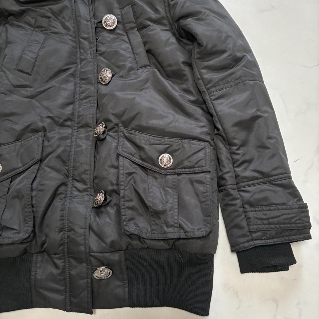 y2k CECIL McBEE ファー付中綿ブルゾン 平成ギャル M（B617）