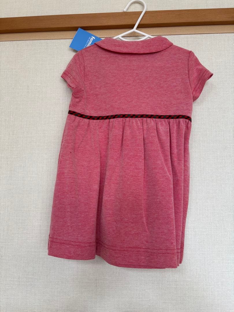 familiar ピンク ワンピース 80サイズ 綿100%