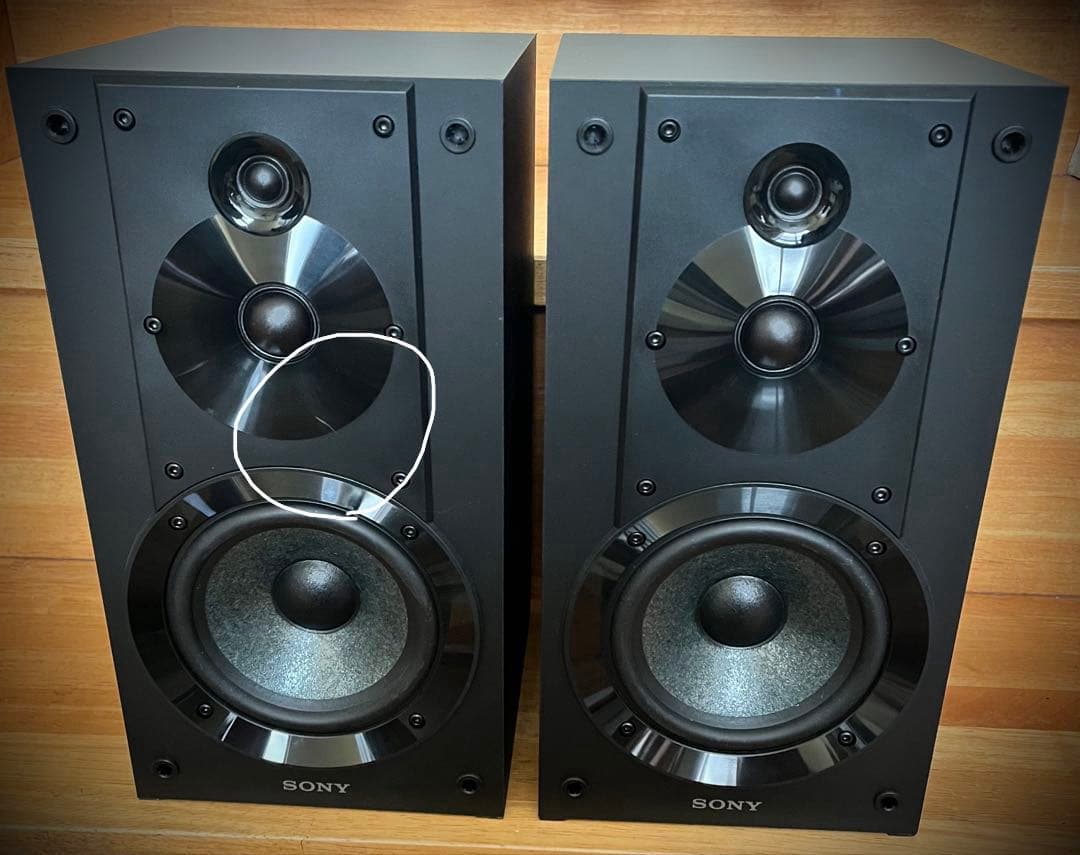 SONY SS-CS5 バスレフ型ブックシェルフスピーカー