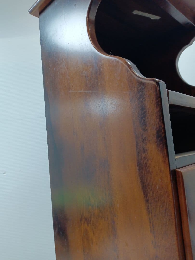 P369 Karimoku カリモク コロニアル 電話台 サイドラック 電話台