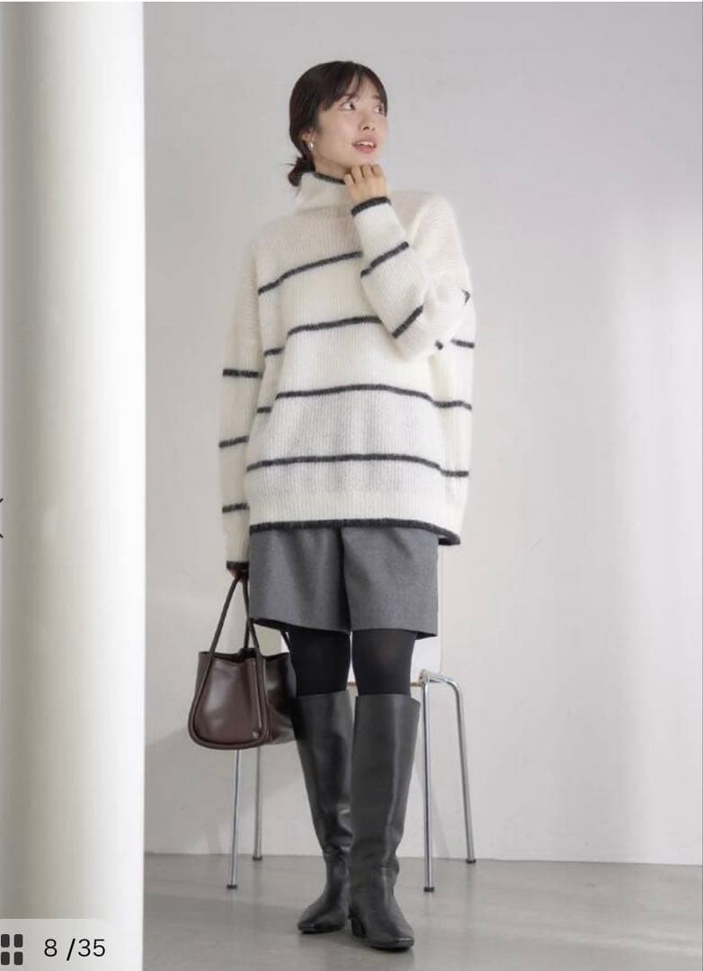 新品IENAモヘアニット