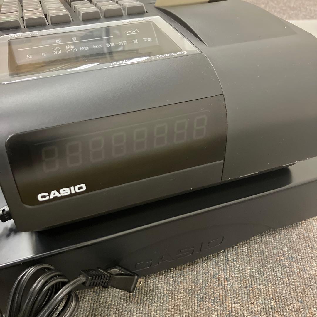 CASIO 電子レジスター TE-340 NL-300 インボイス 鍵付き