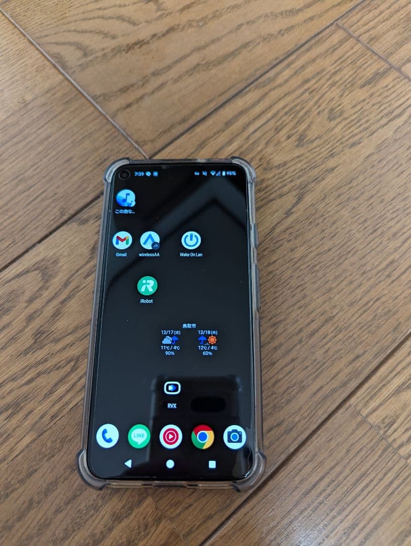 Pixel5 Googleフォト無限　シムフリー　バッテリー交換済 一部画面黒