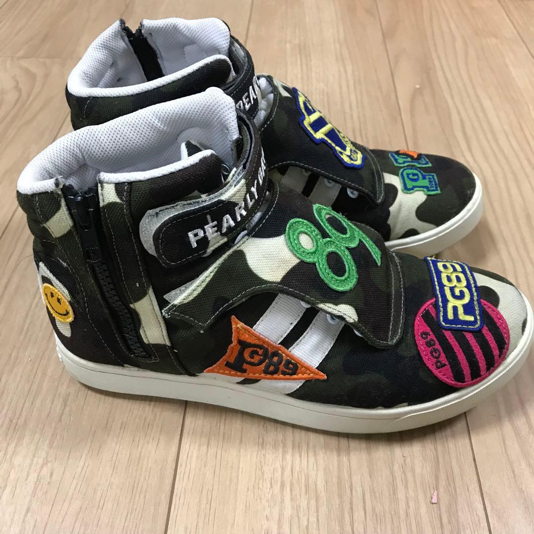 PEARLY GATES カモフラ ハイカット ゴルフシューズ