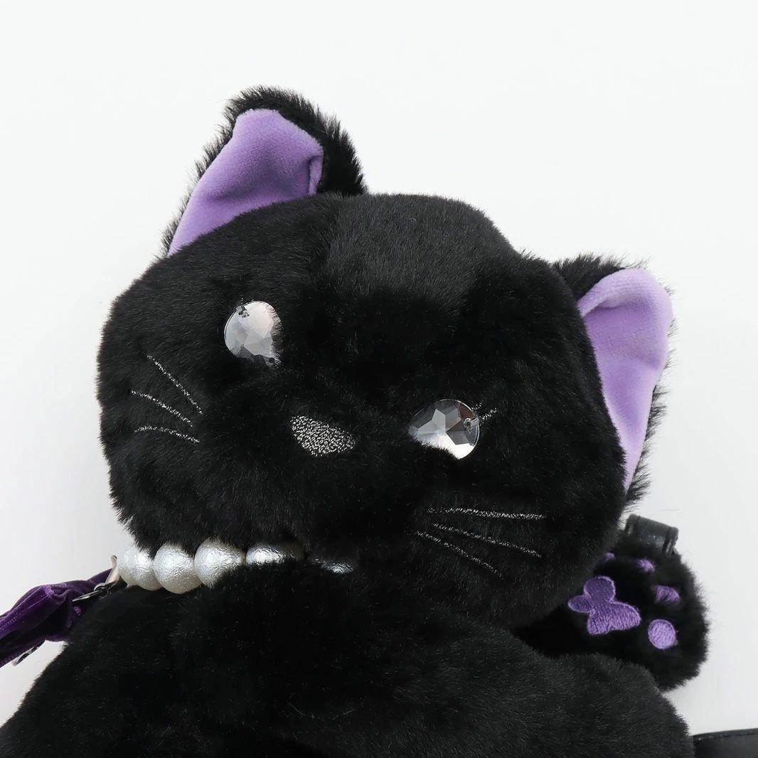 新品未使用 アナスイミニ ねこぬいぐるみ ショルダーバッグ ポシェット