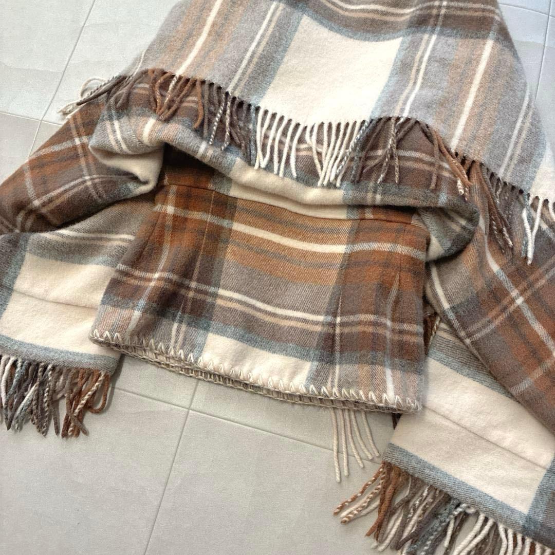 アレキサンダーマックイーン♡ウール チェック ジャケット イタリア製 ゆったり