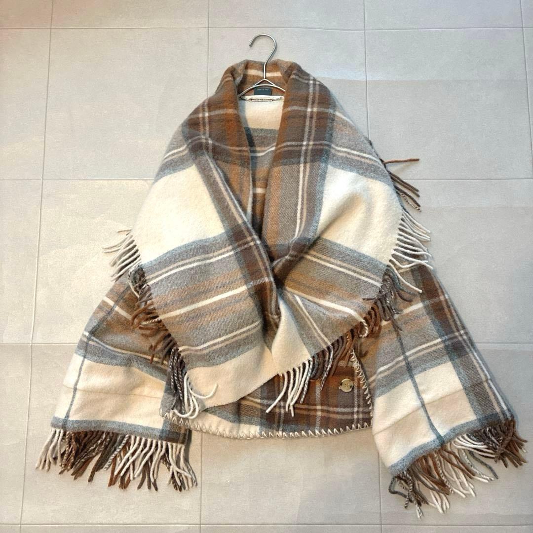アレキサンダーマックイーン♡ウール チェック ジャケット イタリア製 ゆったり